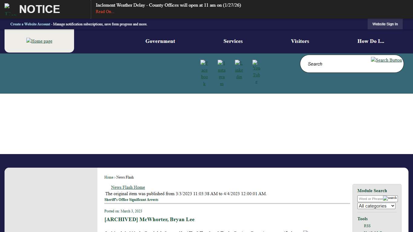 News Flash • Randolph County, NC • CivicEngage